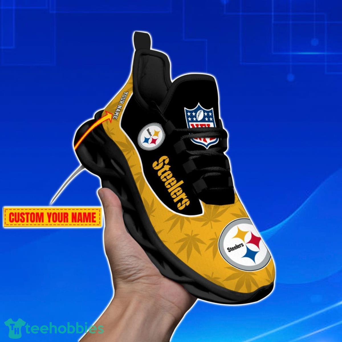 Pittsburgh Steelers-Personalized Weed Limited Edition Max Soul Shoes Best Gift For Men And Women Product Photo 1