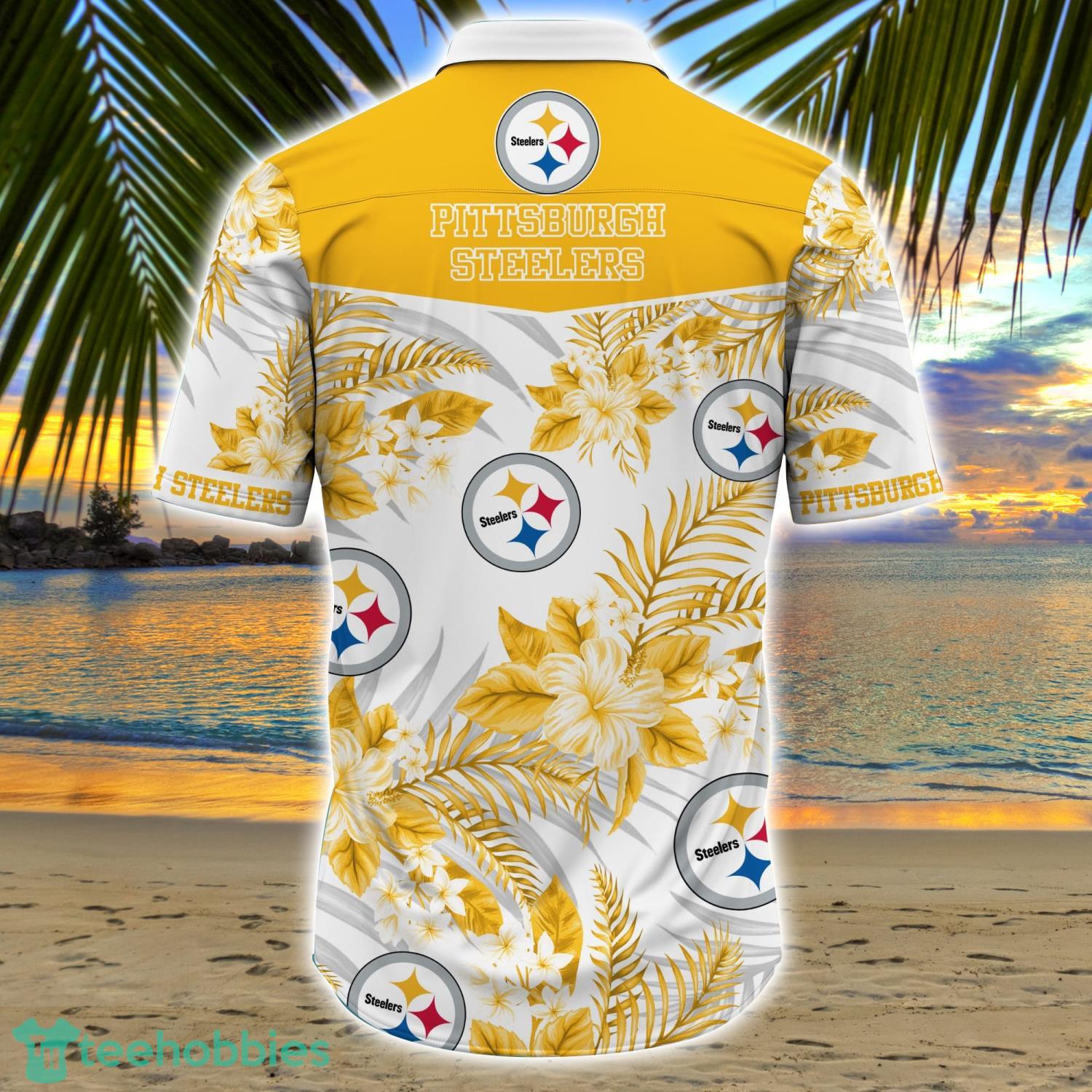 Pittsburgh Steelers Tropical Hawaiian Shirt And Shorts Summer