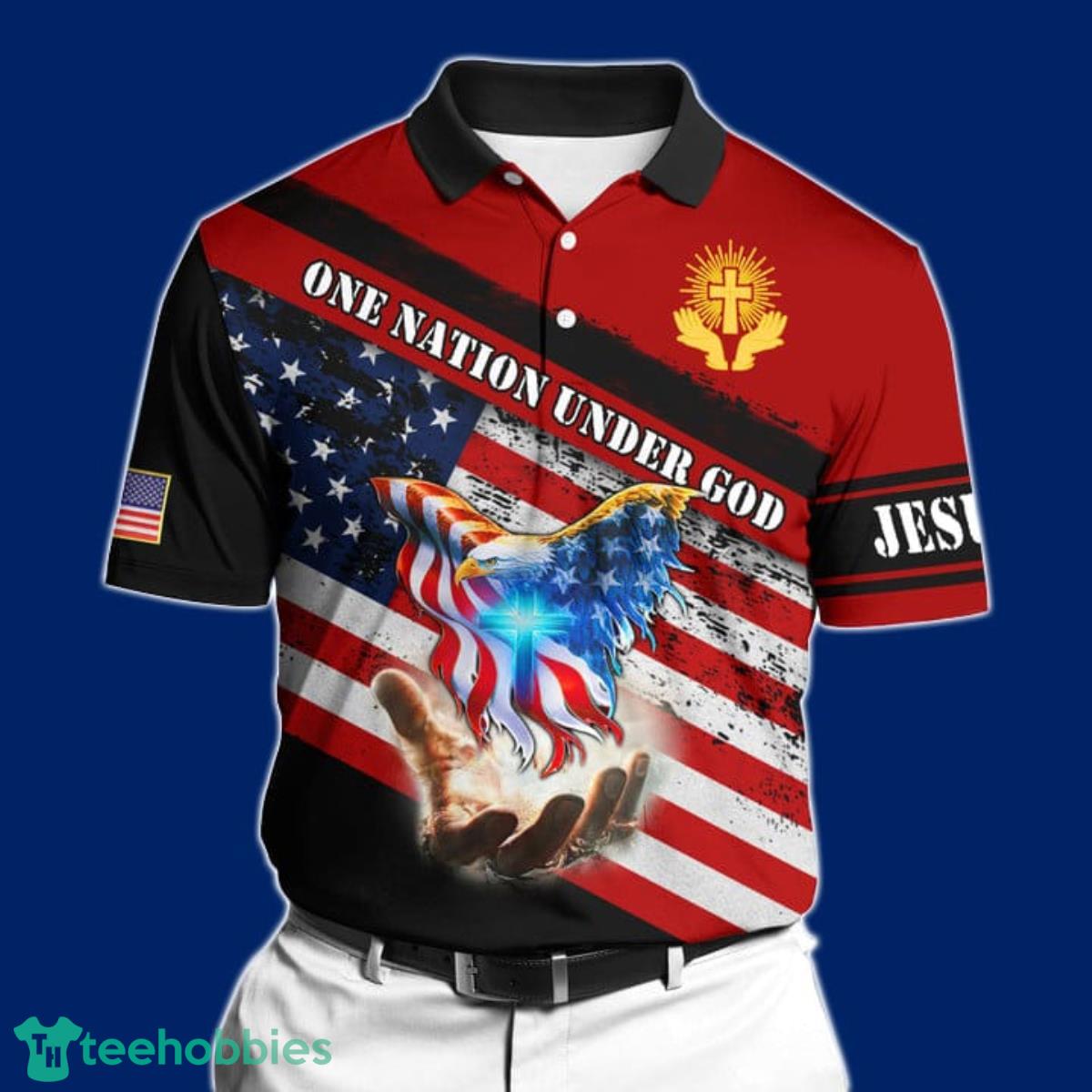 Premium Jesus Polo Shirt All Over Printed Best Gift For Men And Women Product Photo 1