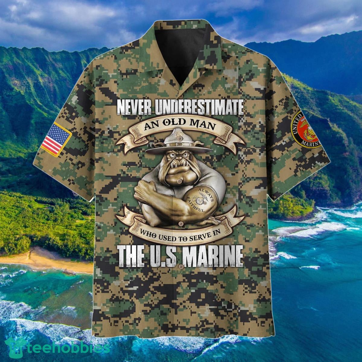 Premium Proud U.S Marine Hawaii Shirt Best Gift For Men And Women Product Photo 1