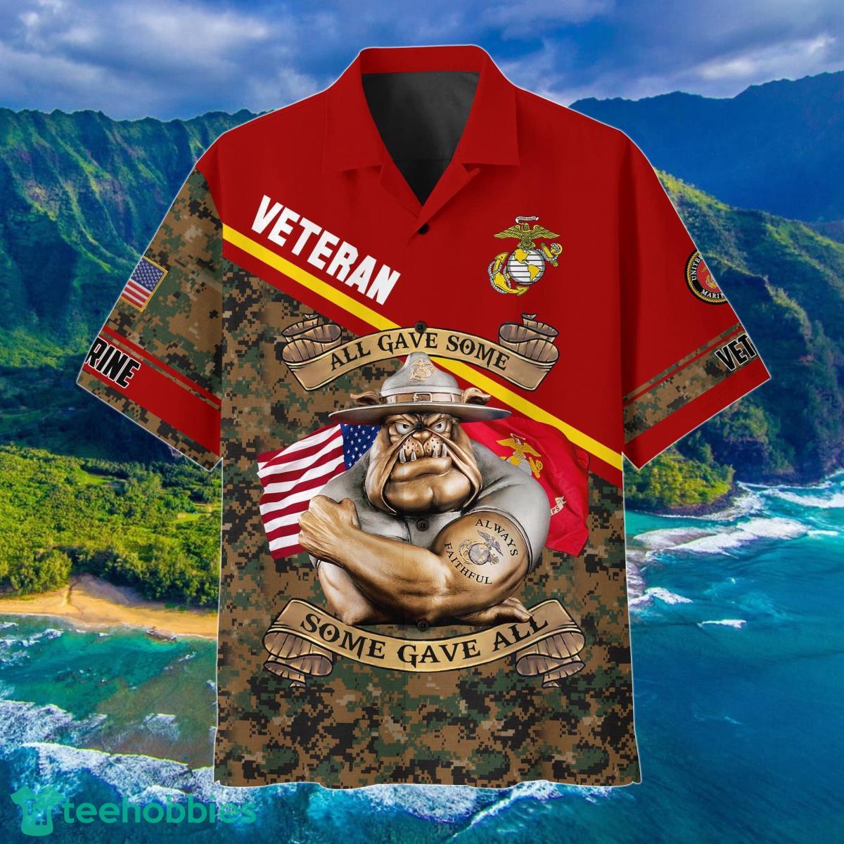 Premium Proud U.S Marine Hawaii Shirt Unique Gift For Men And Women Product Photo 1