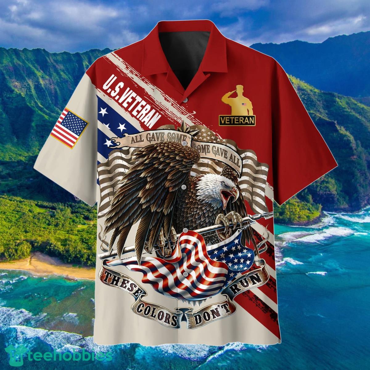 Premium Proud U.S Veteran Hawaii Shirt Best Gift For Men And Women Product Photo 1