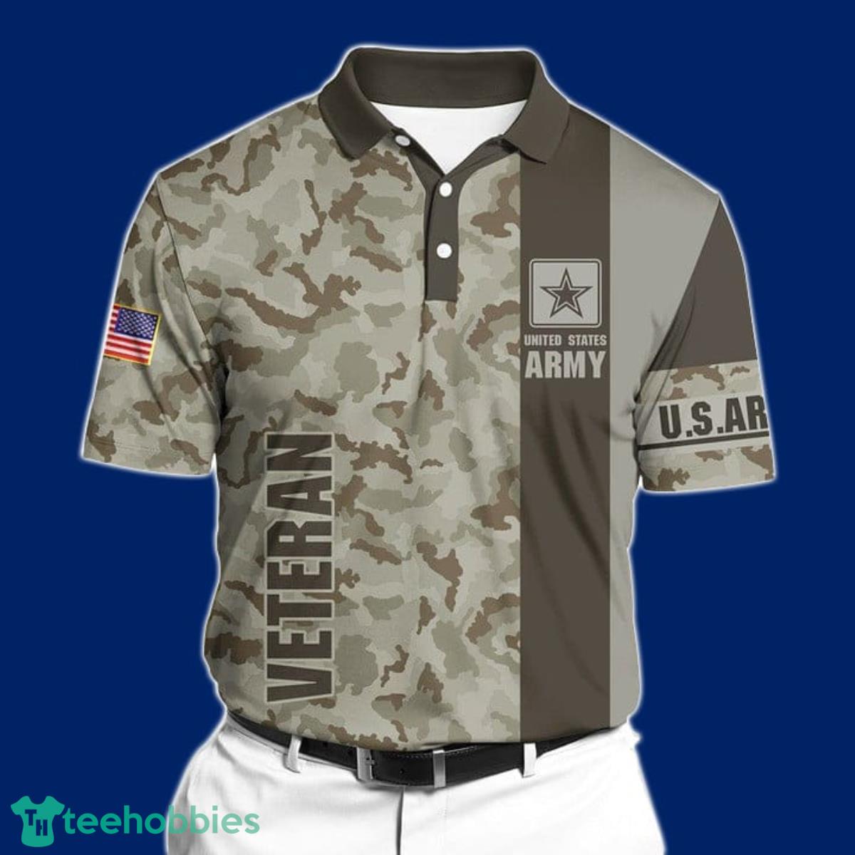 Premium United States Army All Over Printed Polo Shirt All Over Printed Special Gift For Men And Women Product Photo 1