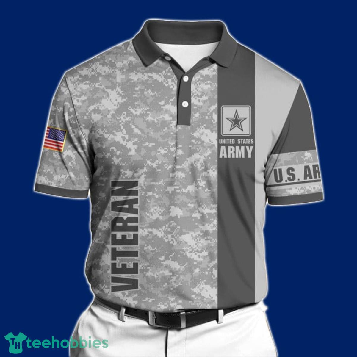 Premium United States Army All Over Printed Polo Shirt Special Gift For Men And Women Product Photo 1