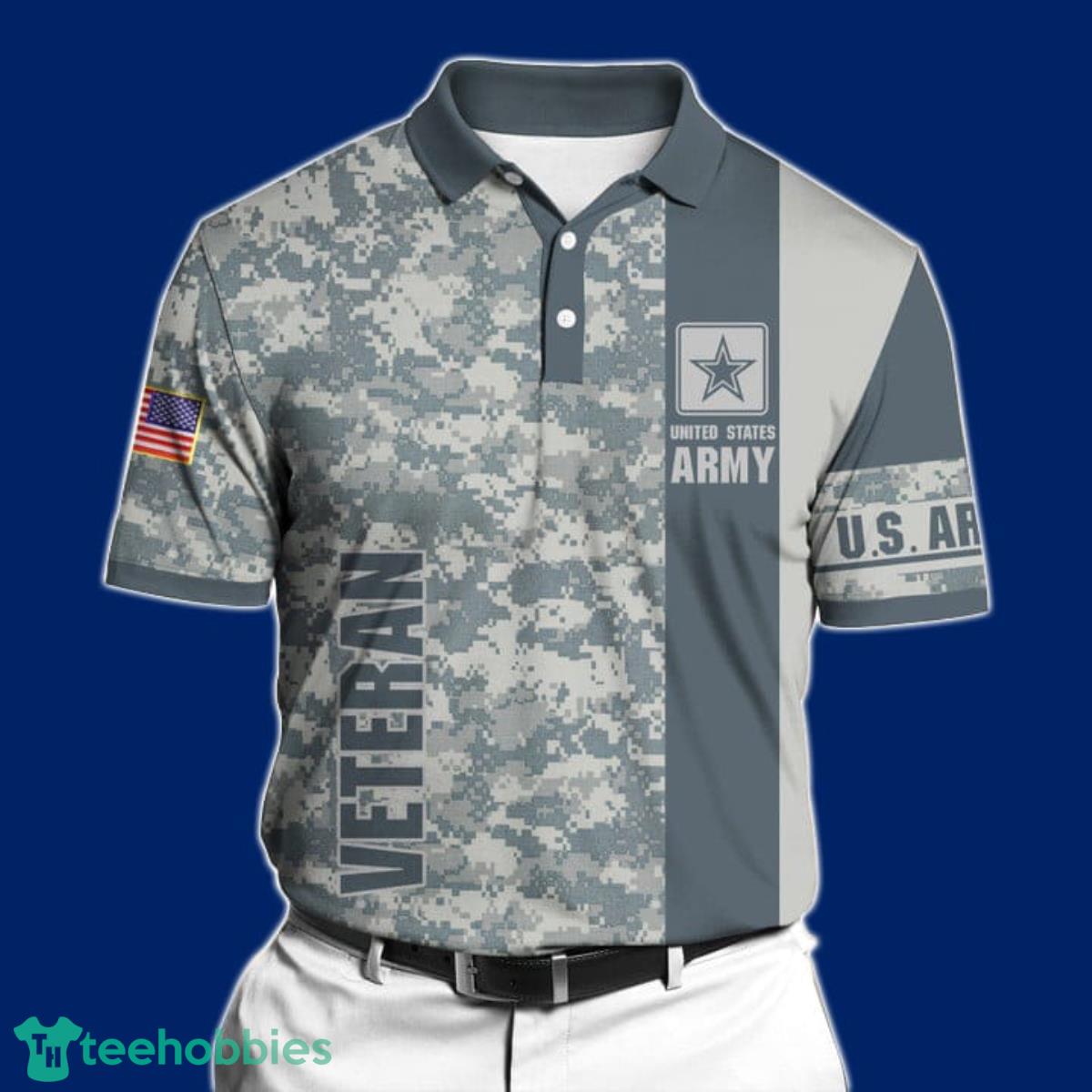 Premium United States Army All Over Printed Polo Shirt Unique Gift For Men And Women Product Photo 1