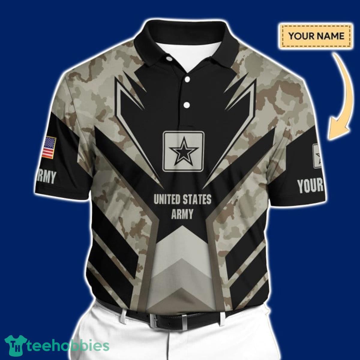 Premium United States Army Polo All Over Printed For Men And Women Unique Gift Product Photo 1