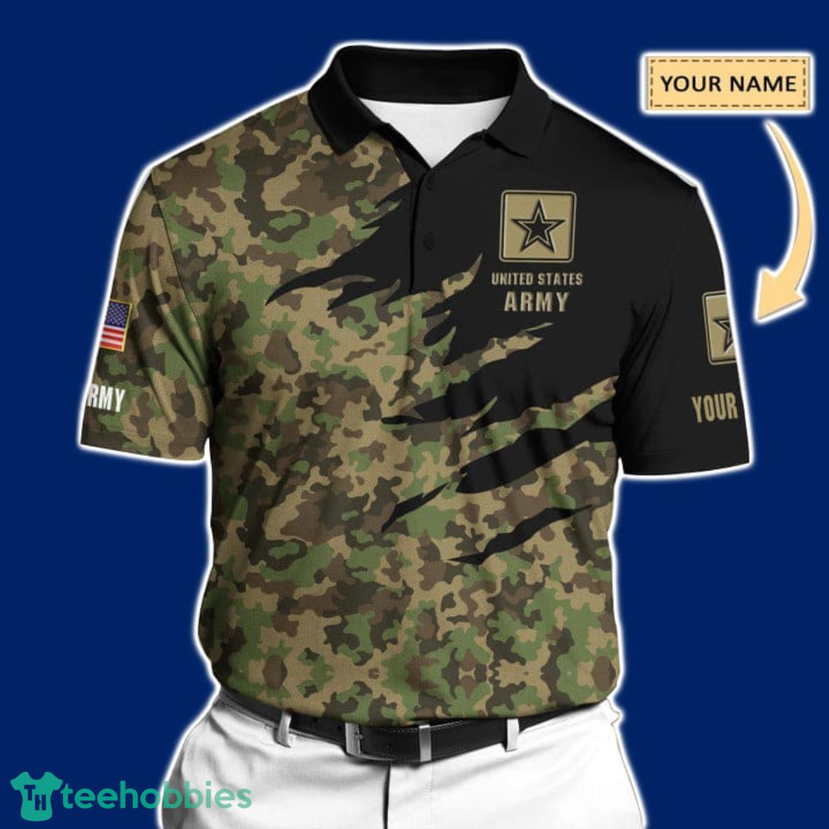 Premium United States Army Polo Shirt All Over Printed Special Gift For Men And Women Product Photo 1