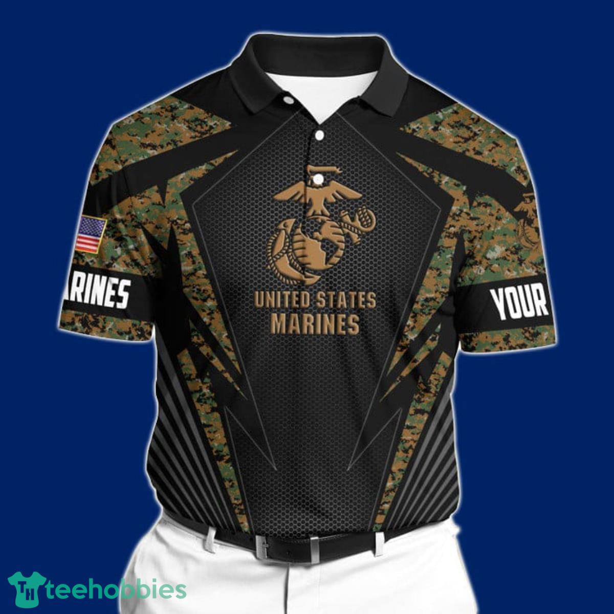 Premium United States Marines Polo Shirt All Over Printed Special Gift For Men And Women Product Photo 1