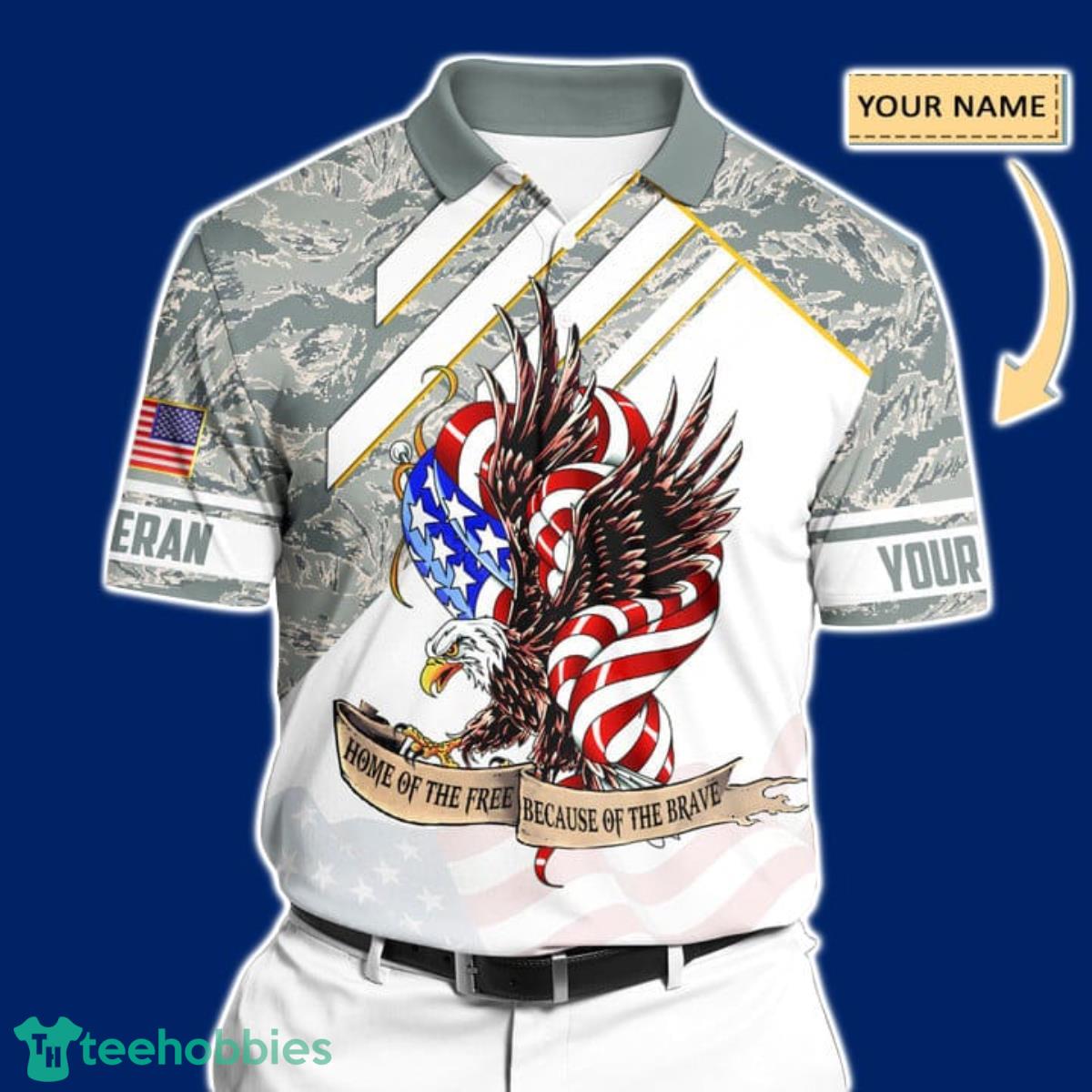 Premium United States Veteran Polo All Over Printed Men And Women Best Gift Product Photo 1