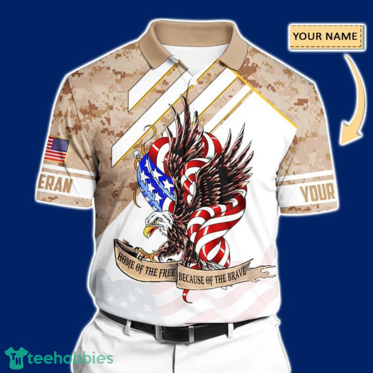 Premium United States Veteran Polo Shirt All Over Printed For Men And Women Product Photo 1