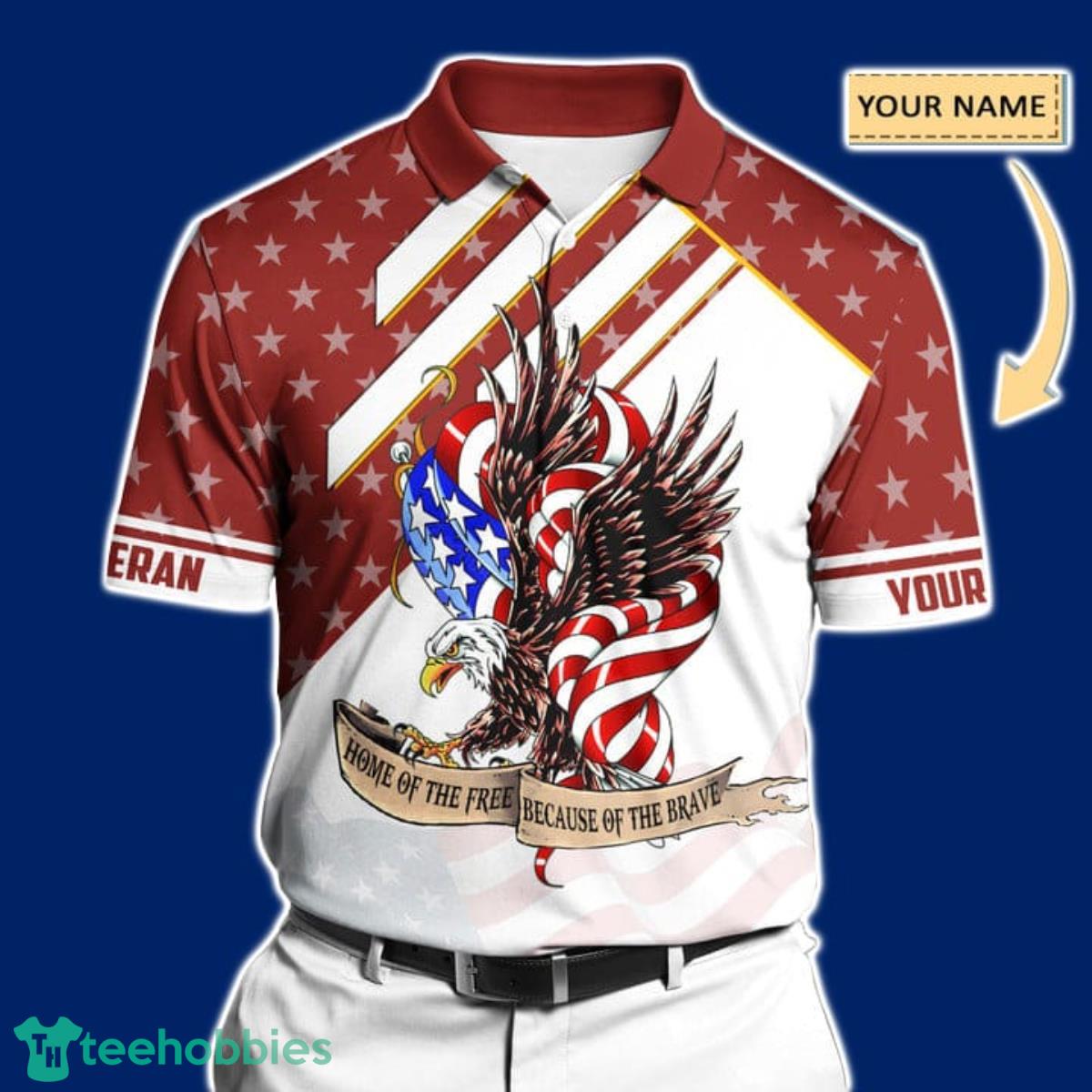 Premium United States Veteran Polo Shirt All Over Printed Unique Gift For Men And Women Product Photo 1