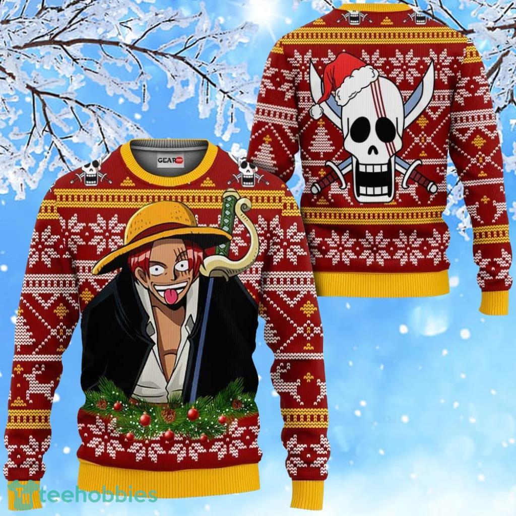 Christmas Anime Ahegao Ugly Christmas Sweater - Anime Ape