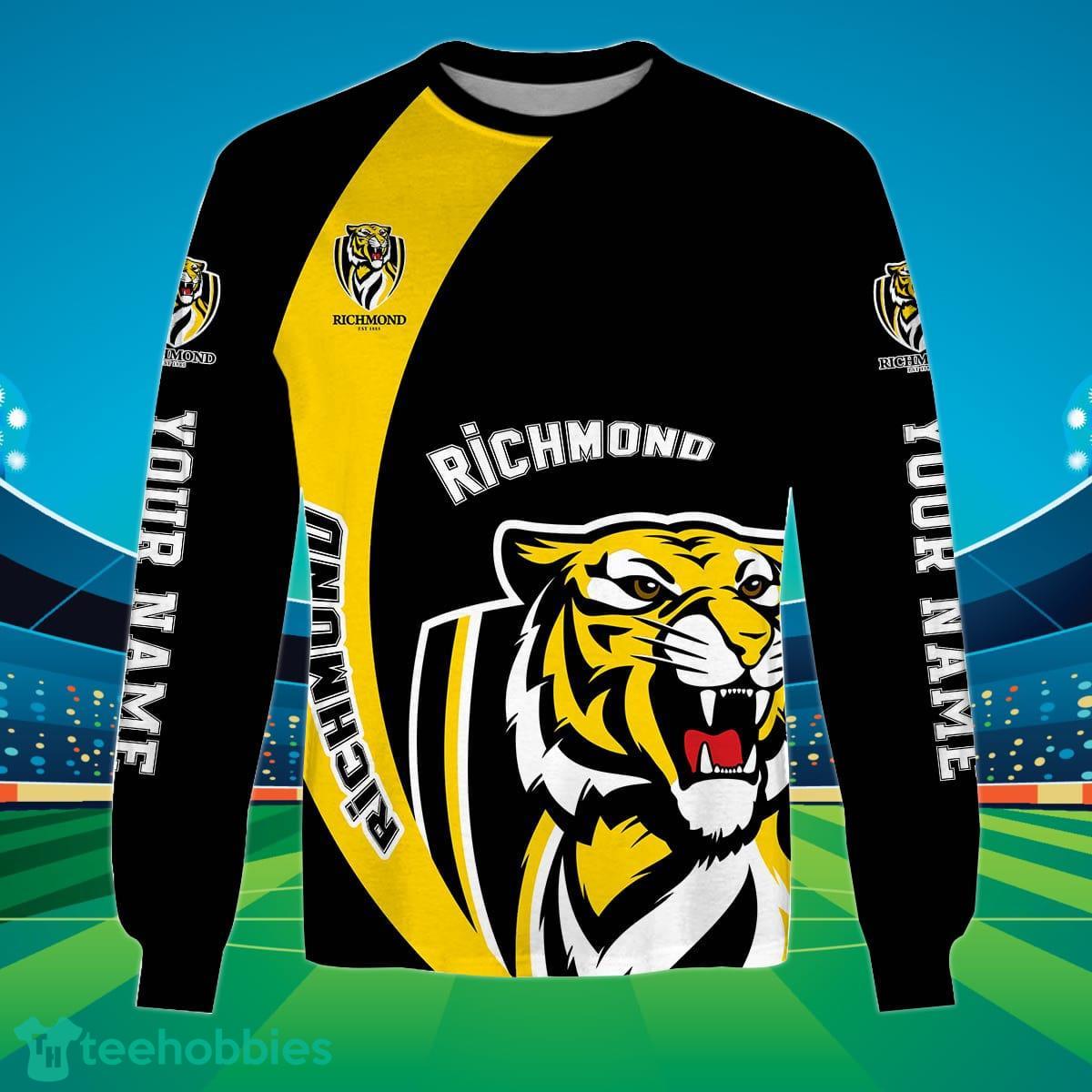 Richmond Tigers Custom Name AFL You Laugh I Laugh For Sports Fan 3D Shirt