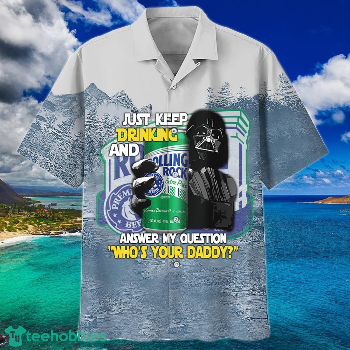 Rolling Rock Just Keep Drinking Father’s Day Hawaii Shirt Special Gift Men And Women Product Photo 1