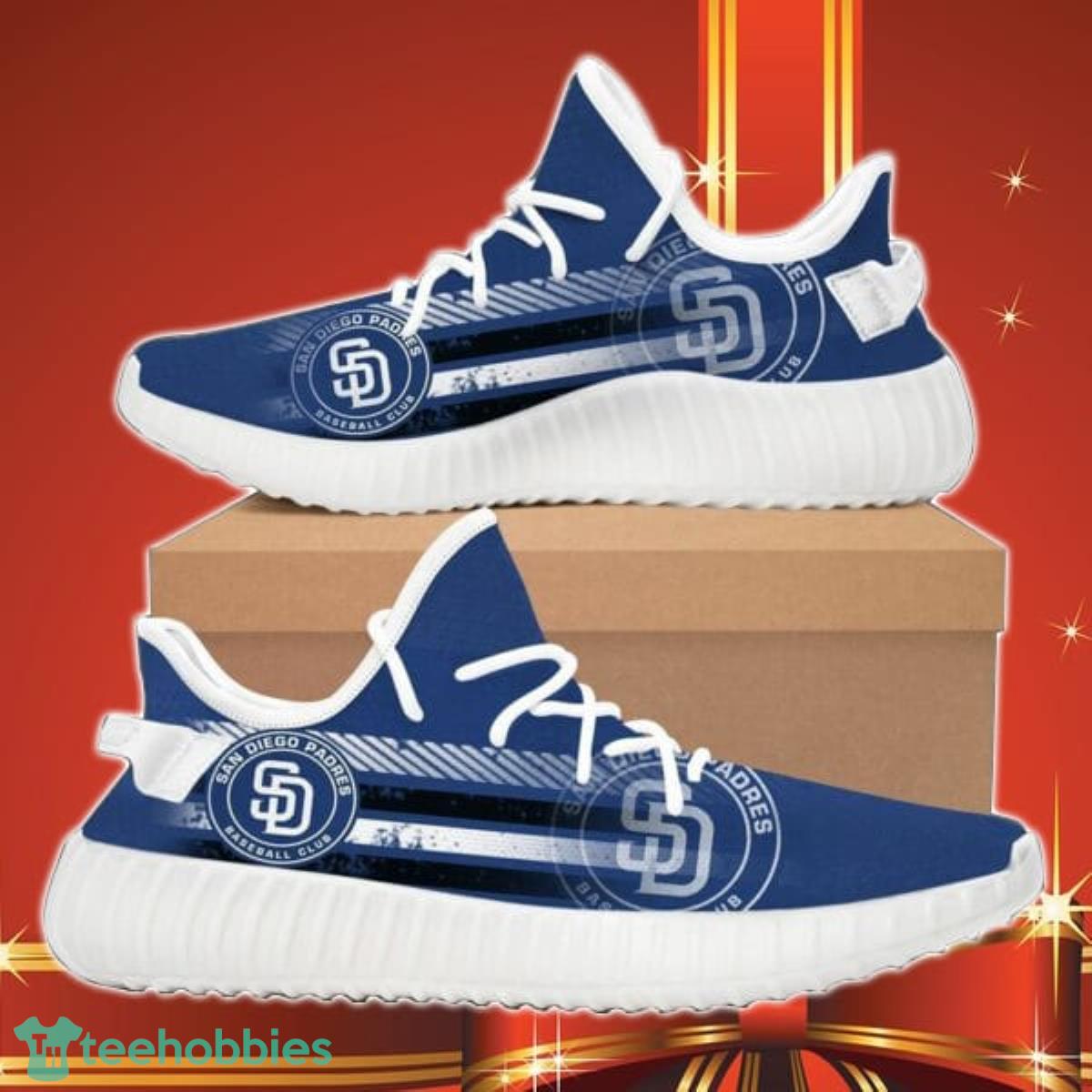 San Diego Padres Mlb Baseball Sport Teams Top Branding Trends Custom Perfect Gift For Fans Shoes Yeezy Product Photo 1