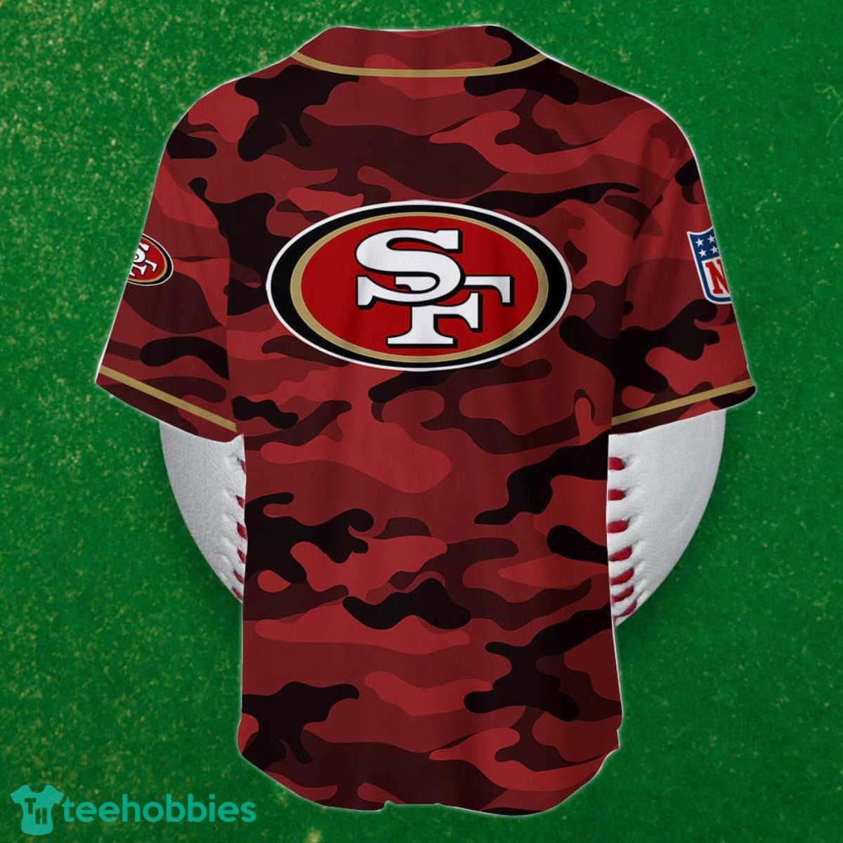 Personalized San Francisco 49ers Baseball Jersey Shirt For Fans