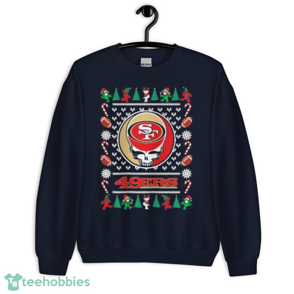 San Francisco 49ers Christmas Pattern Sweater Neckline Unisex Ugly