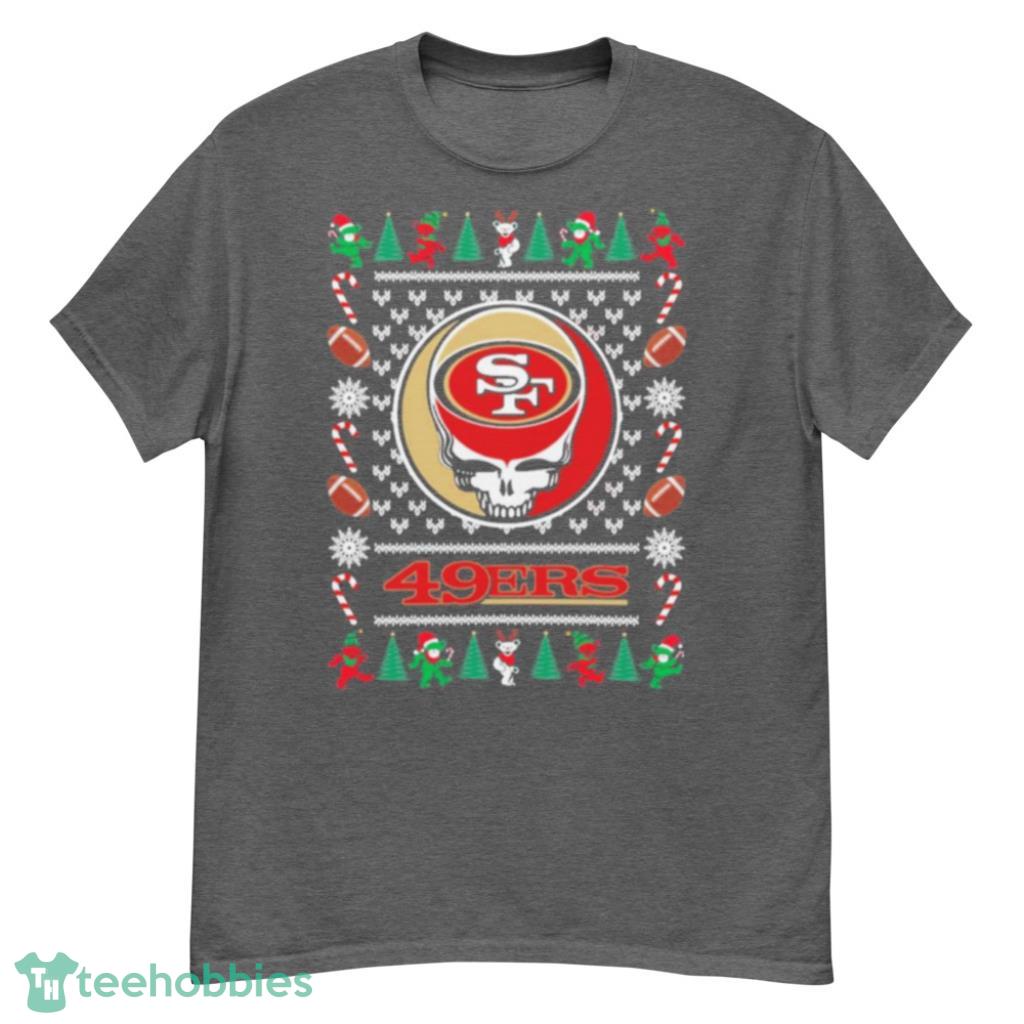 San Francisco 49ers Grateful Dead Ugly Christmas Shirt