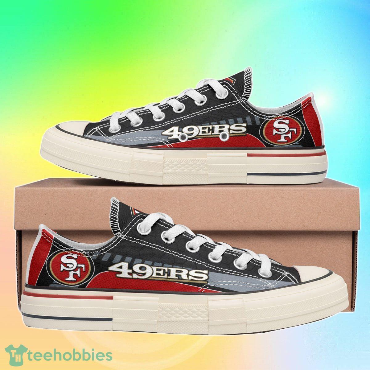 San Francisco 49ers New Low Top Shoes Canvas Shoes 05 Product Photo 2
