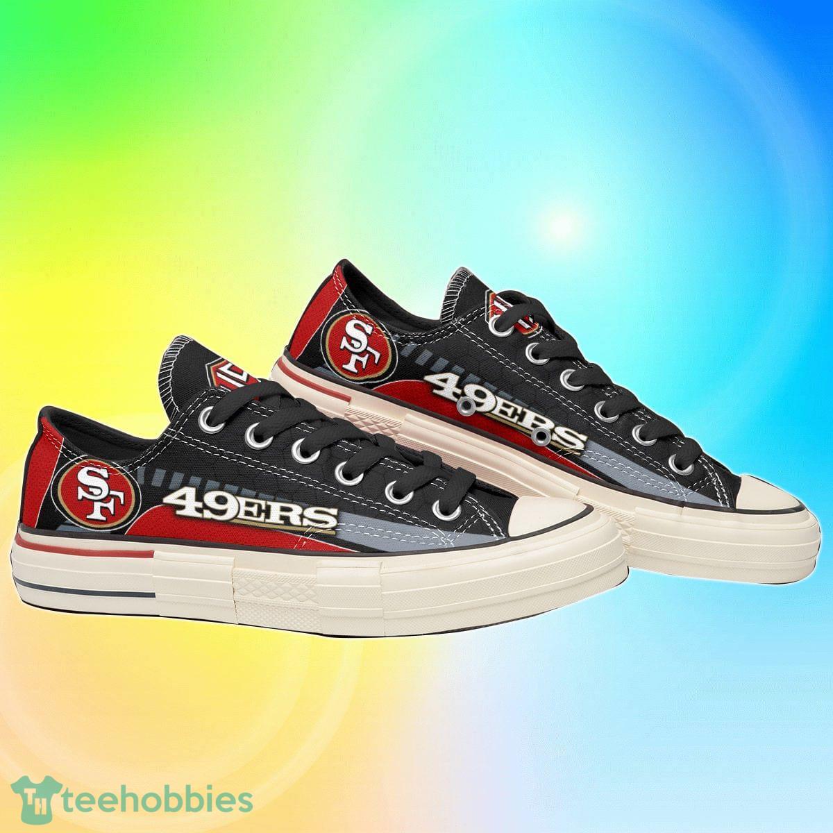 San Francisco 49ers New Low Top Shoes Canvas Shoes 05