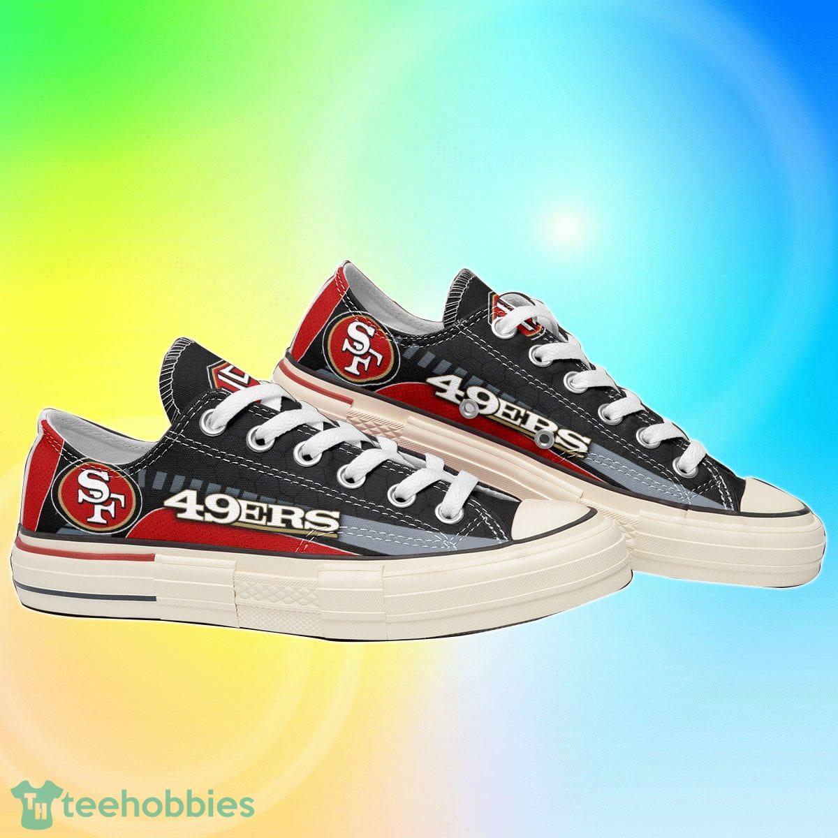 San Francisco 49ers New Low Top Shoes Canvas Shoes 05 Product Photo 1