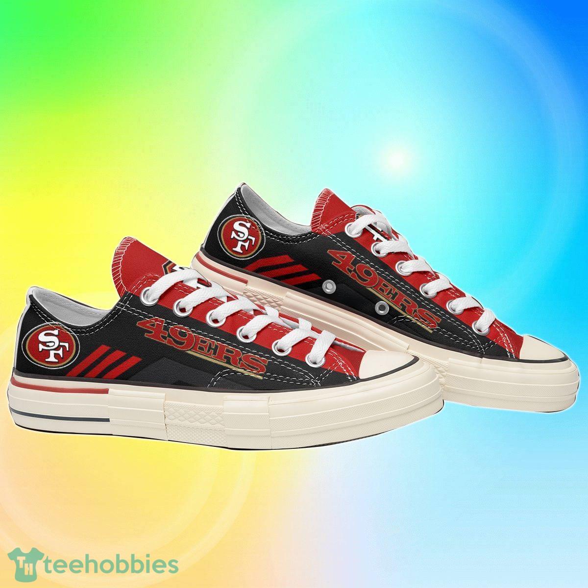 San Francisco 49ers New Low Top Shoes Canvas Shoes 07 Product Photo 1
