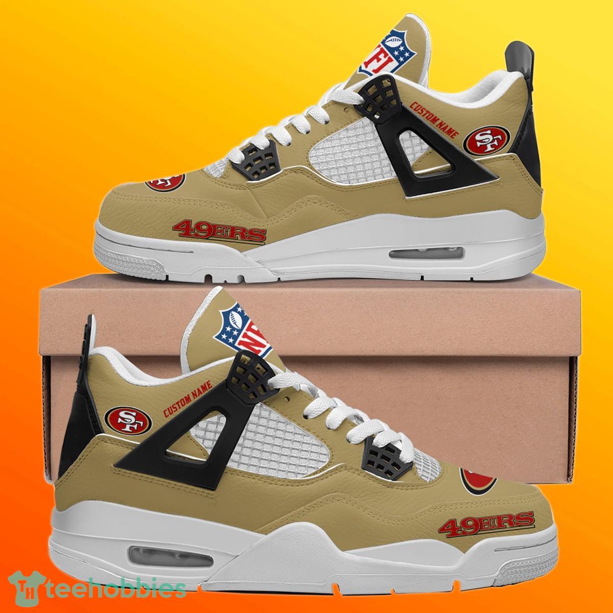 BEST Personalized San Francisco 49ers Air Jordan 4 Sneakers • Shirtnation -  Shop trending t-shirts online in US