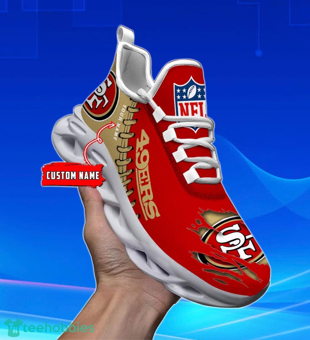 San Francisco 49ers Black Mix Red Max Soul Shoes