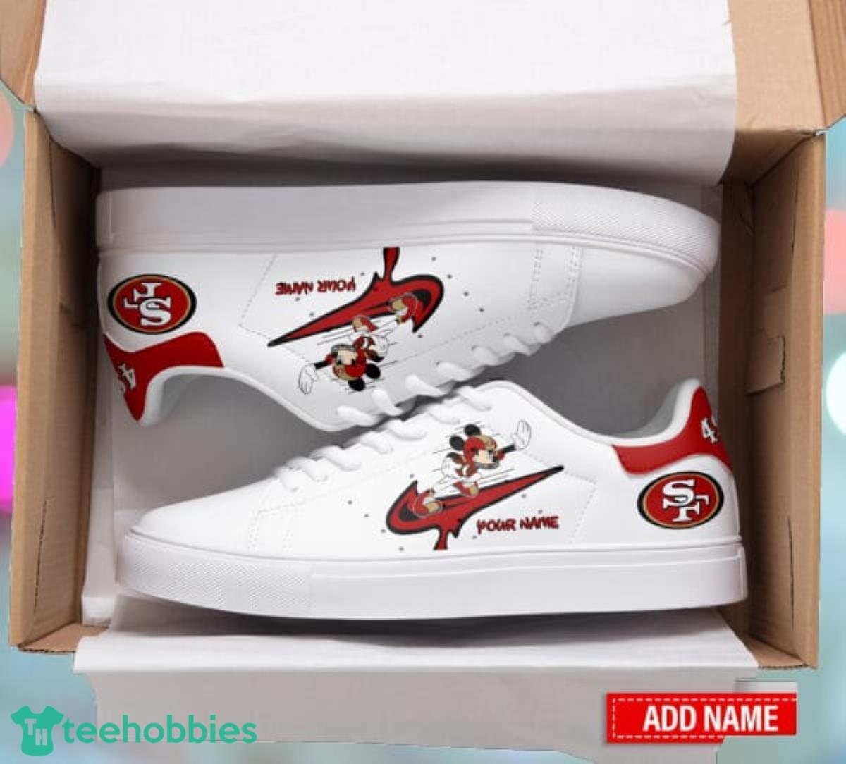 San Francisco 49ers Personalized Stan Smith Sneakers Unique Gift For Men And Women Fans Product Photo 2