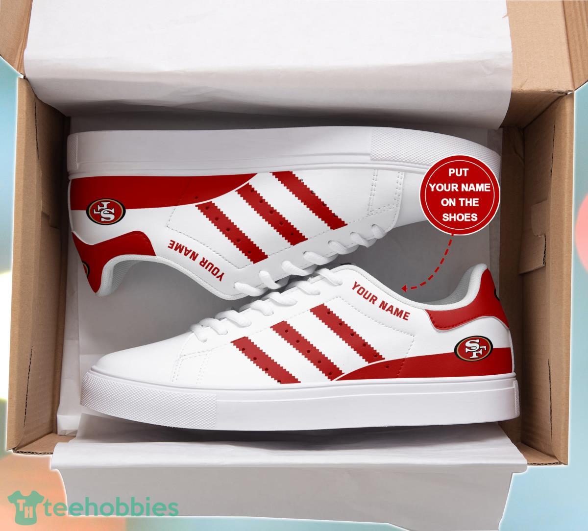 San Francisco 49ers Personalized Stan Smith Sneakers Unique Gift For Real Fans Product Photo 2
