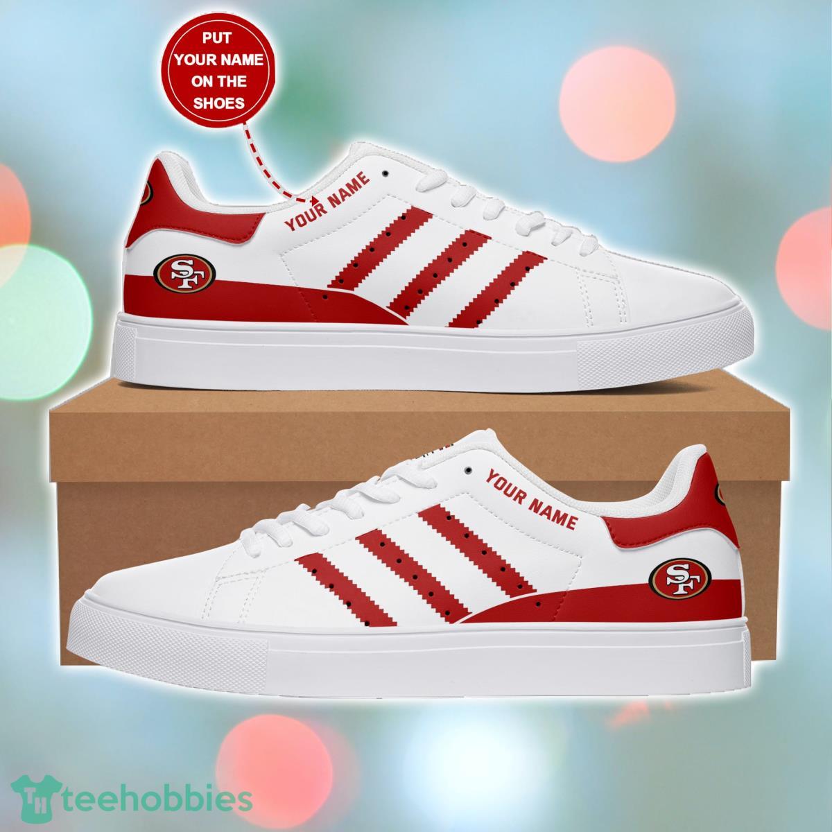 San Francisco 49ers Personalized Stan Smith Sneakers Unique Gift For Real Fans Product Photo 1