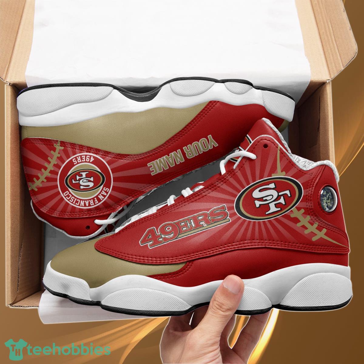 San Francisco 49ers Star Air Jordan 13 Shoes For Fans