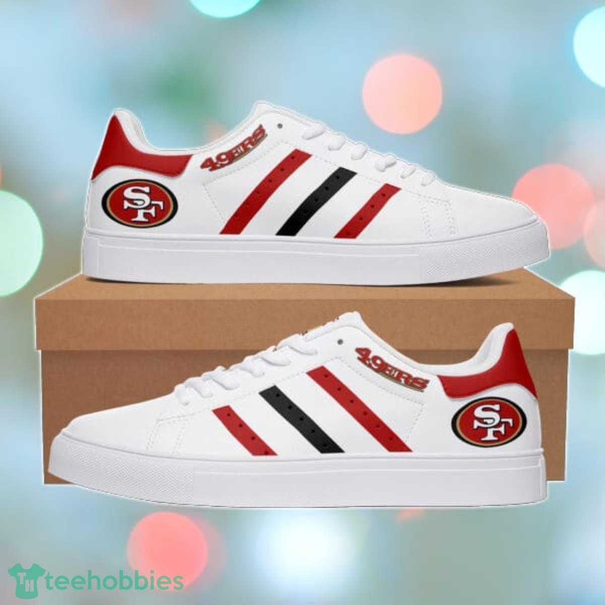 San Francisco 49ers Stan Smith Sneakers Unique Gift For Fans Product Photo 2