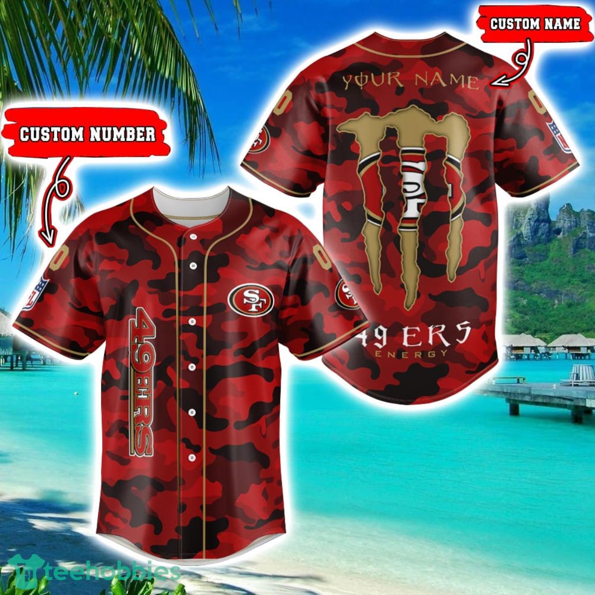 San Francisco 49ers Custom name Baseball Shirt Best Gift For Men