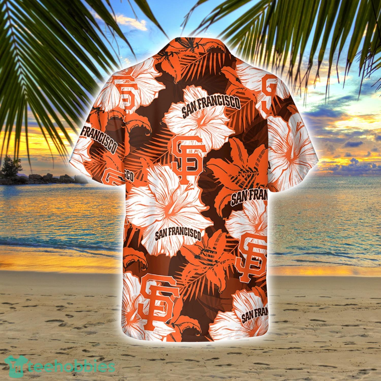 San Francisco Giants Major League Baseball Simple Pattern 3D Print Hawaiian  Shirt