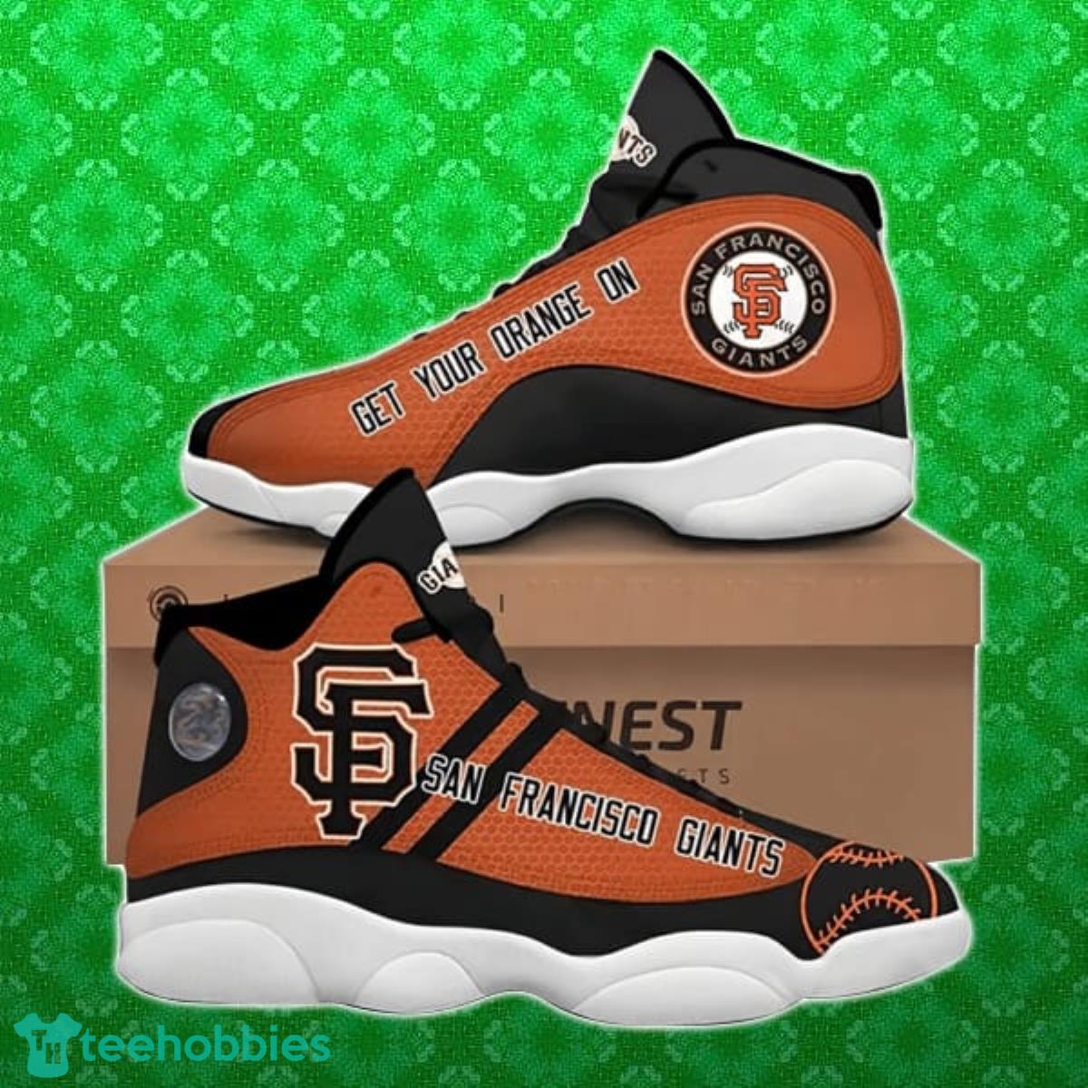 San Francisco Giants Team MLB Football Big Logo Gift For Lover Men And Women Air Jordan 13 Product Photo 1