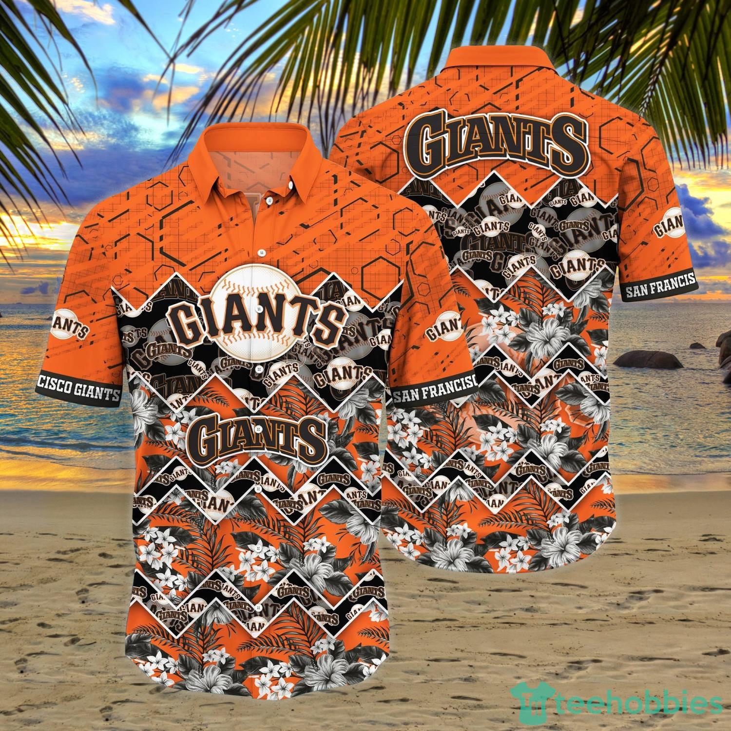 San Francisco Giants MLB Flower Full Print 3D Hawaiian Shirt