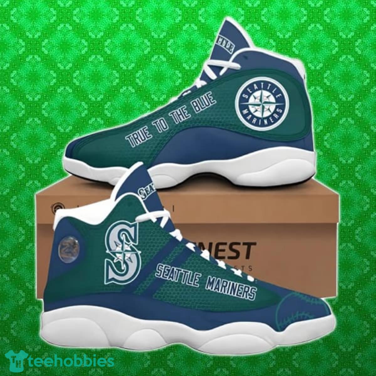 Seattle Mariners Football Teams Big Logo Sneaker Air Jordan 13 Best Gift Product Photo 1