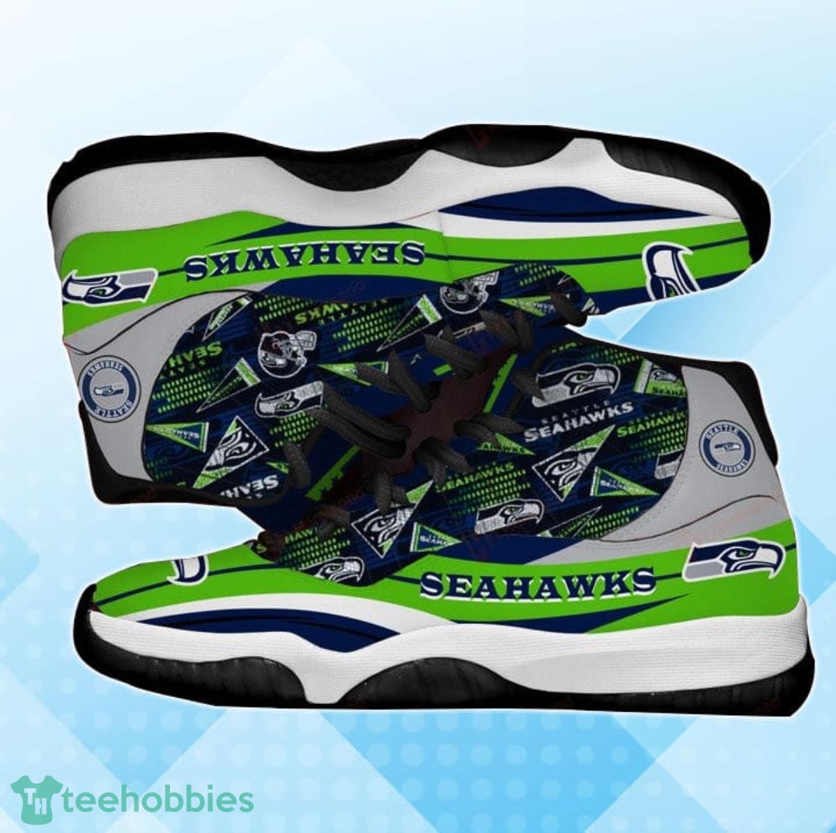Seattle Seahawks Air Jordan 11 Sneakers 200 Product Photo 1
