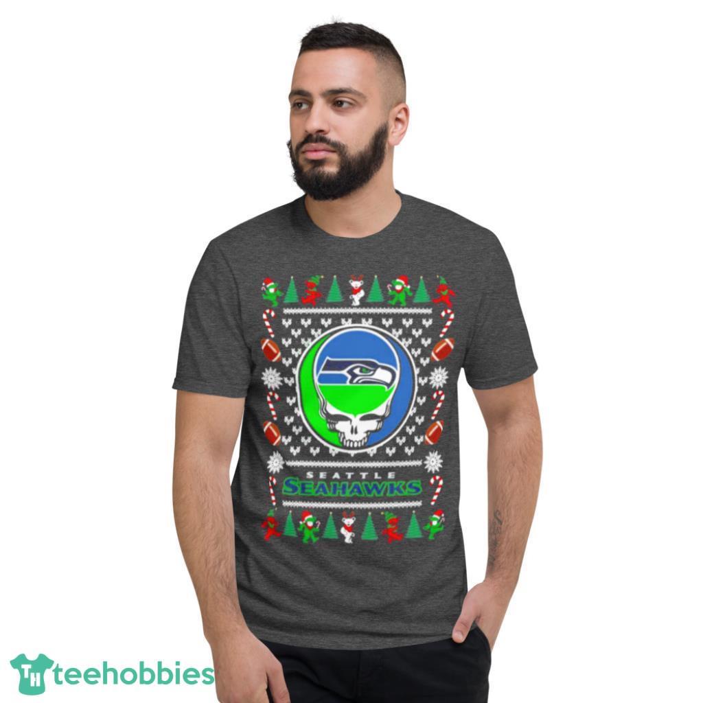 Seattle Seahawks Grateful Dead Ugly Christmas Shirt