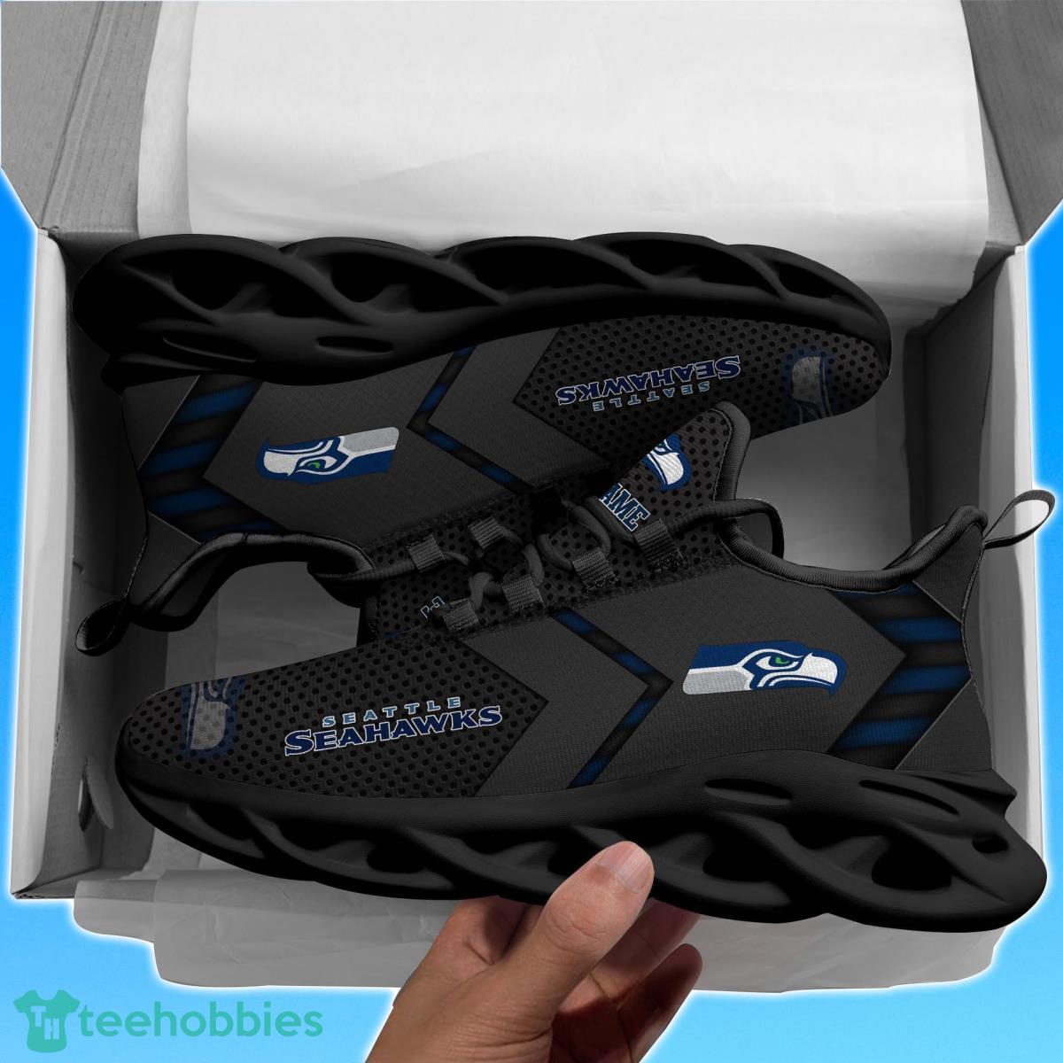Seattle seahawks Personalized Name Clunky Sneakers Special Gifts For Fans Product Photo 2