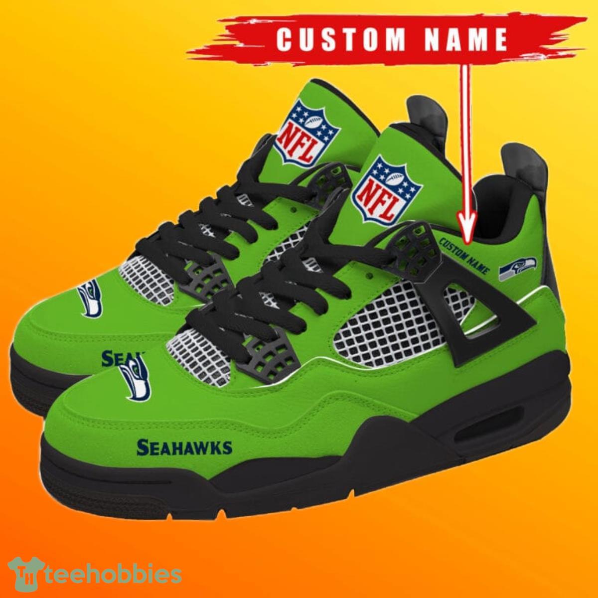 NFL Seattle Seahawks Boutique AOP Custom Number And Name Ugly Christmas  Sweater Black Gift For Fans - Freedomdesign