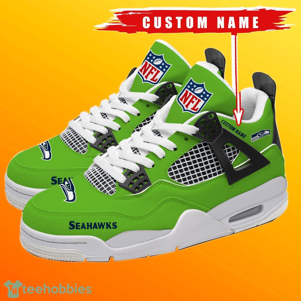 Personalized Seattle Seahawks MLB Air Jordan 4 Shoes New Trend 2023 Gift  For Men And Women