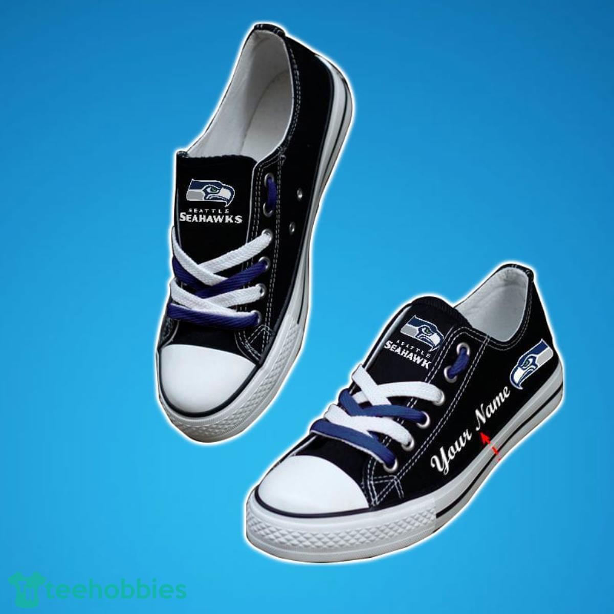 Seattle Seahawks Personalized New Low Top Shoes Best Gift For Men And Women Fans Product Photo 1