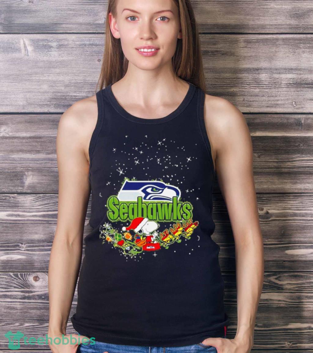 Seattle Seahawks Snoopy Christmas Shirt - Peanutstee