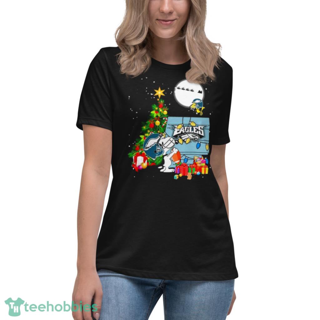 Snoopy And Woodstock Philadelphia Eagles Christmas Shirt, hoodie