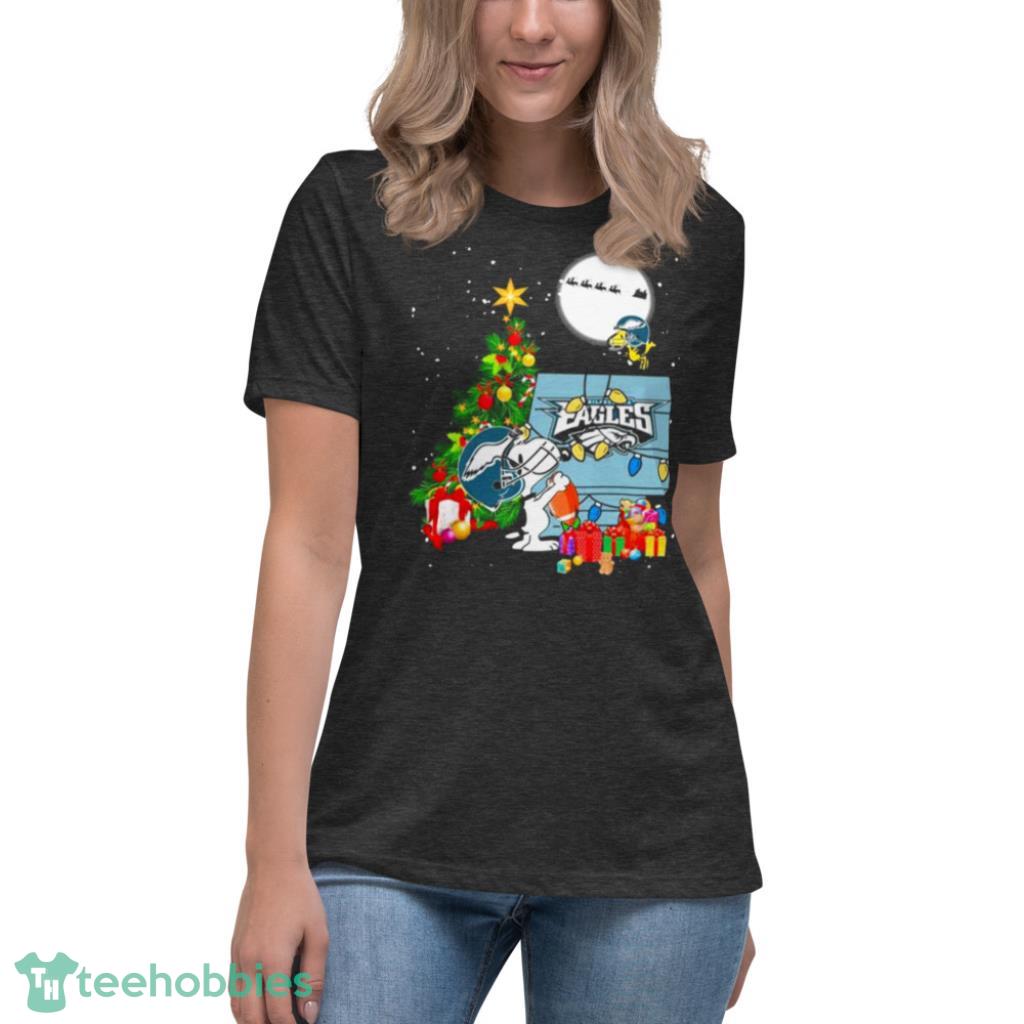 Snoopy and Woodstock Philadelphia Eagles Home Merry Christmas shirt