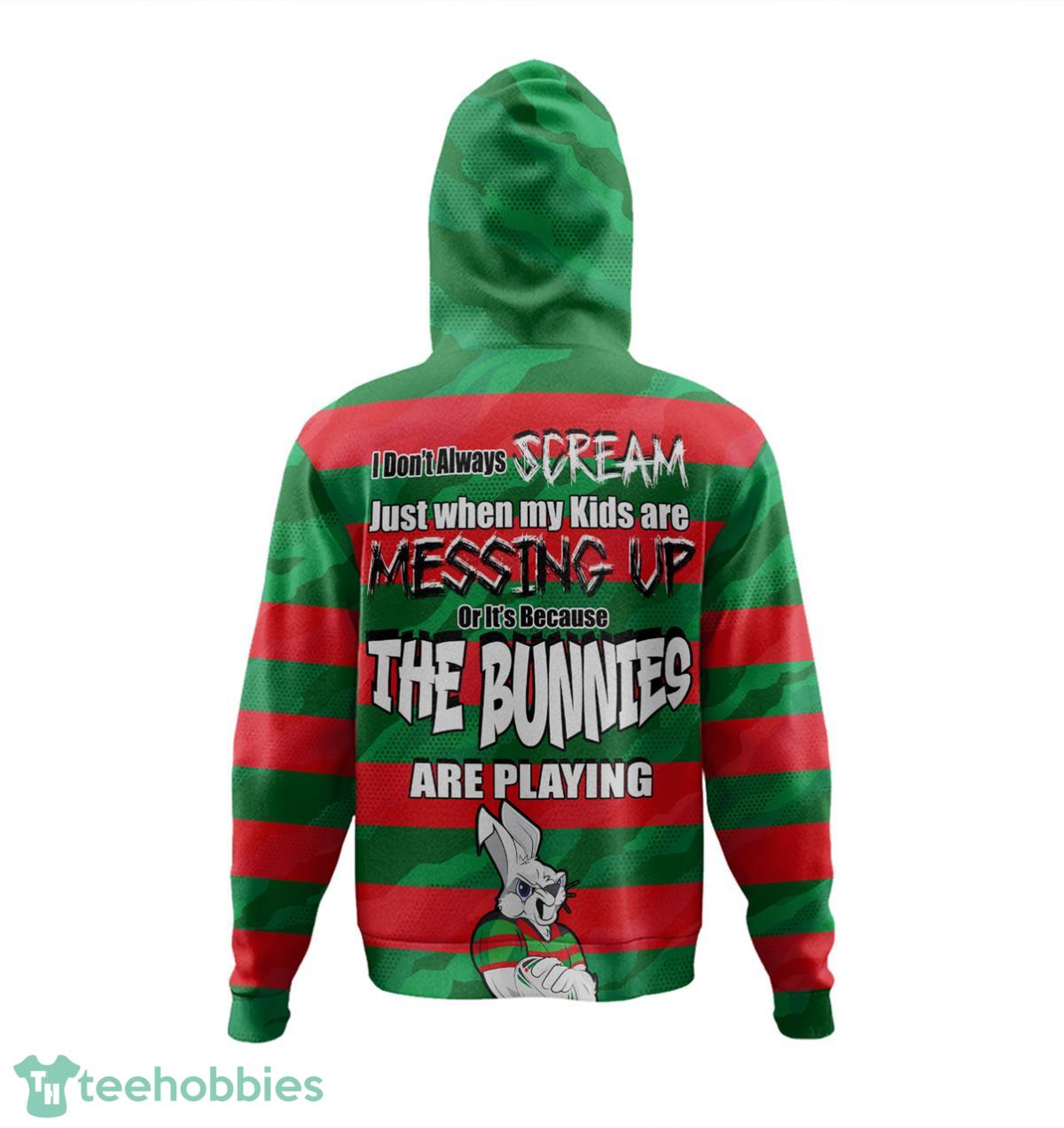 South Sydney Rabbitohs Custom Name Mother’s Day NRL Custom Hoodie Best Gift For Fans Product Photo 2