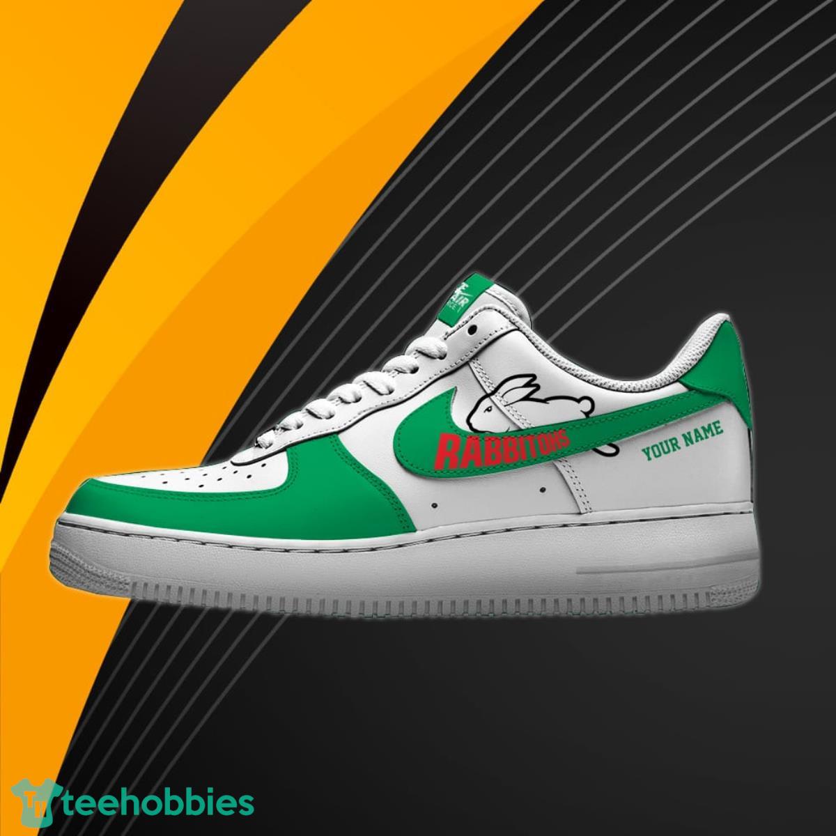 South Sydney Rabbitohs NRL Air Force Shoes Custom Name Best Gift For Fans Product Photo 1