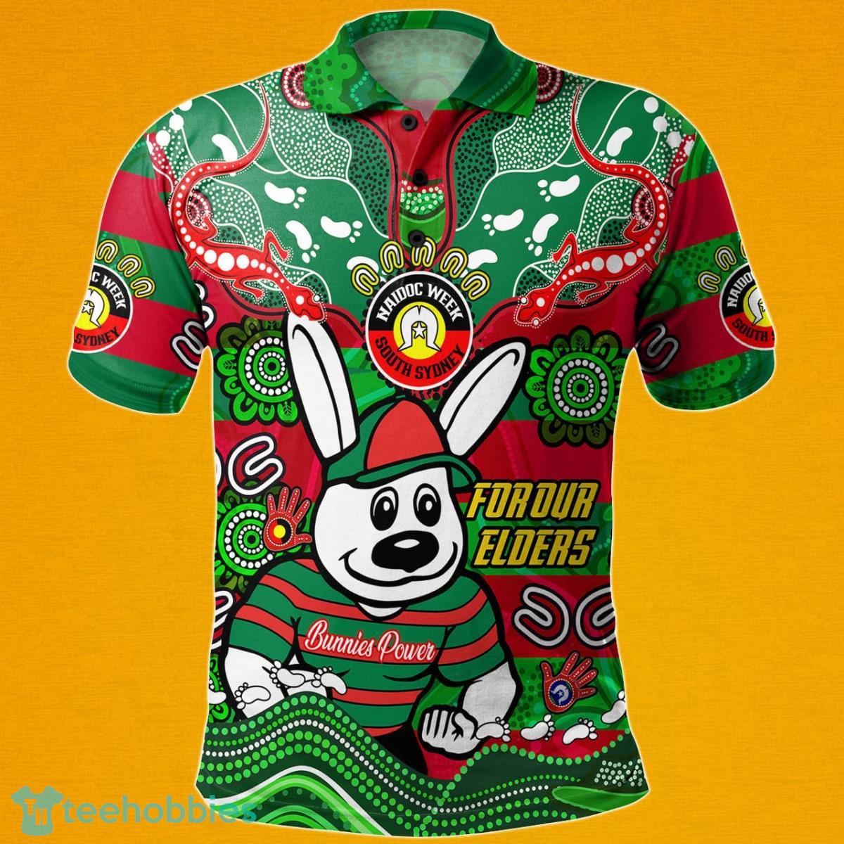South Sydney Rabbitohs NRL Australia Naidoc Week Polo Shirt Best Gift For Fans Product Photo 1